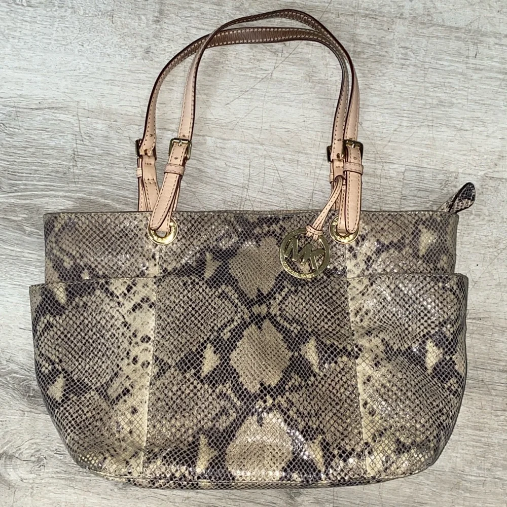 Michael Kors Snakeskin Shoulder Bag